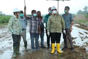 Tinjau Pematangan Ruas Inner Ring Road, Bupati Ingin Pastikan Pekerjaan Sesuai Rencana