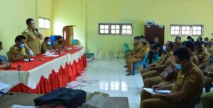 Bupati Dairi Hadiri Sosialisasi Percepatan Penyusunan dan Penetapan APBDes 2021