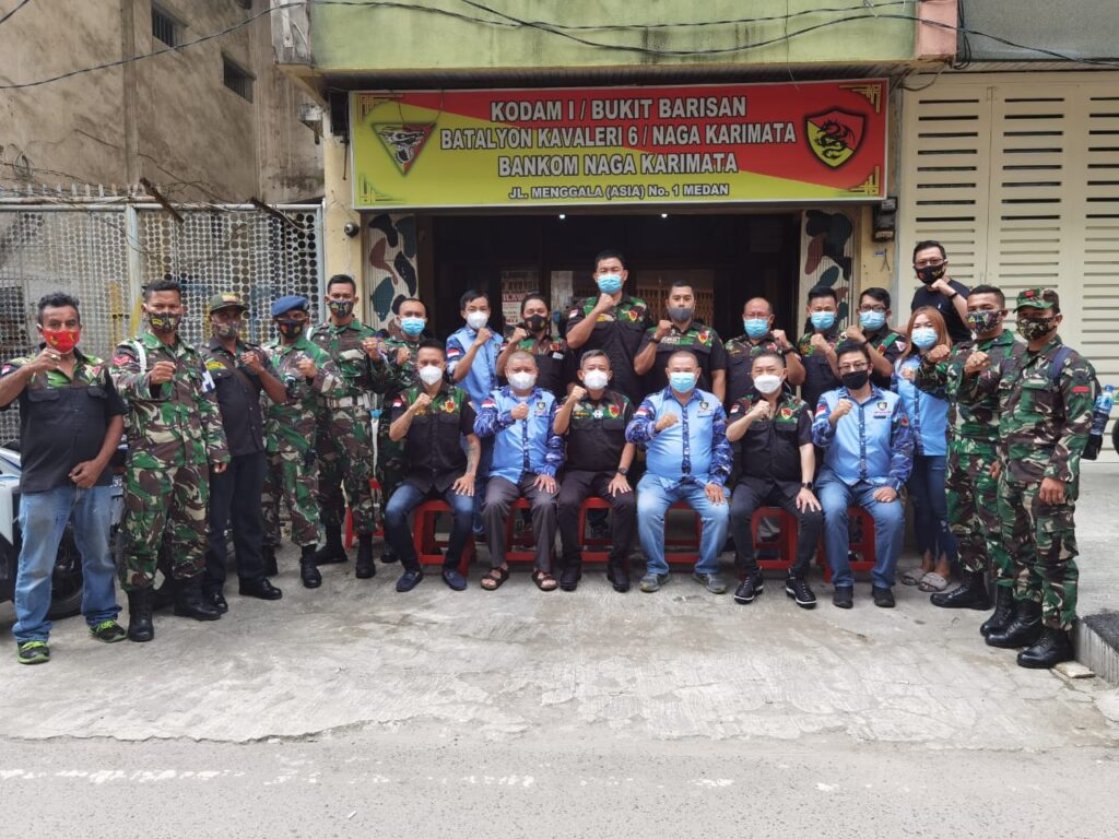 Mitra Lanud dan Naga Karimata Siap Jaga Kamtibnas Kota Medan