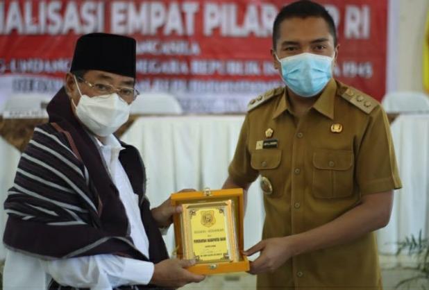 Wakil Bupati Dairi Hadiri Sosialisasi 4 Pilar Kebangsaan MPR RI Bersama PDT WTP Simarmata MA