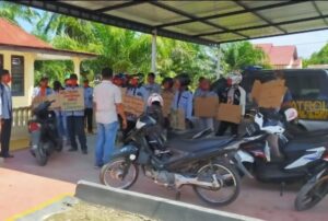 Merasa Dikriminalisasi, Kelompok Tani Nipah Datangi Polsek Tanjung Pura
