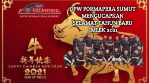 DPW Formapera Sumut Mengucapkan Selamat Hari Raya Imlek 2021