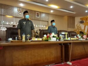 Bupati Langkat Hadiri Paripurna Laporan Hasil Reses DPRD
