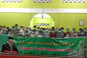 Bupati Langkat Dan Masyarakat Babalan, Gelar Dzikir Di Panti Asuhan Darul Yatama