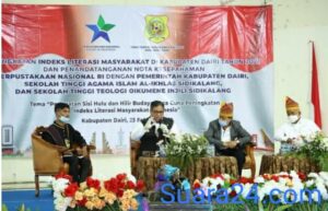 Talk Show Peningkatan Indeks Literasi Masyarakat Dairi,l Menciptakan Generasi Unggul dan Berkualitas Itu Tidak Mudah