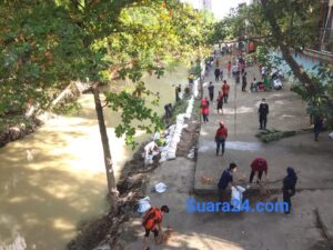 Peringati HPSN PFI Medan dan Sejumlah Komunitas Gelar Aksi Bersih Sungai Terkumpul 1 Ton Sampah