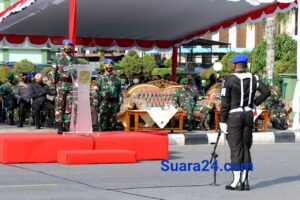 ﻿Tingkatkan Disiplin dan Kepatuhan Hukum Prajurit, Pangdam XII/Tpr Buka Secara Resmi Operasi Gaktib dan Yustisi Polisi Militer TA. 2021