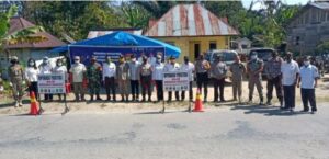 Camat Lae Parira Bersama Forkopimca Lakukan Patroli Dialogis dan Himbauan Prokes di Desa Buluh Duri