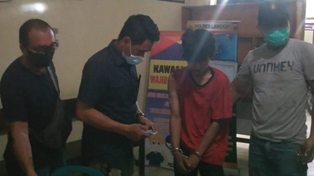 Hendak Menggasak Sepeda Motor, Warga Binjai Diciduk polsek Hinai