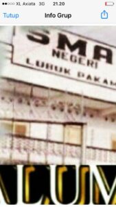 Akhirnya Alumni SMAN 223 Lubuk Pakam Kabupaten Deli Serdang Tahun 1984 Mempunyai Kepengurusan