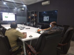 Pemkab Langkat Mengikuti Zoom Meeting Pengelolaan Sampah