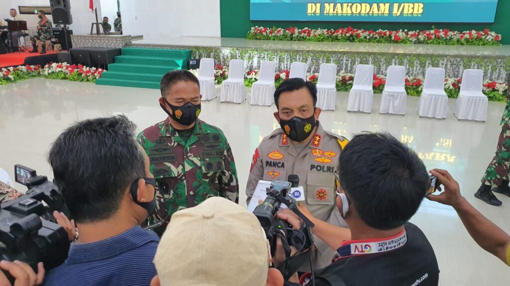 Kapolda Sumut Terima Penyambutan Tugas dari Kodam I/BB