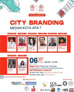 Mahasiswa STIK-P Menjadi Penyelenggara Perhumas Muda Medan Talkshow Seri 2 “City Branding Medan Kota Apa?