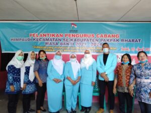 Pengurus Cabang Himpaudi Kecamatan Se-kabupaten Pakpak Bharat Masa Bakti 2021-2025 Dilantik