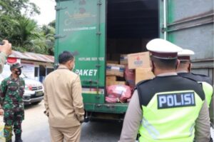 Bupati Pakpak Bharat Tinjau Posko Check Point Di Perbatasan Sumut-Aceh