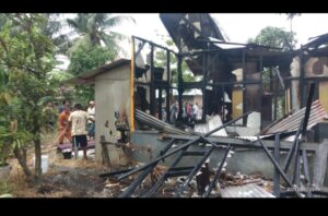 Berjalan Satu Tahun, Rumah Abang Becak di Langkat kembali di Lalap Sijago Merah