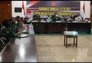 ﻿Danrem 071 Wijayakusuma Vicon Rakornis TMMD Reguler -111