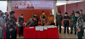 Pemkab Pakpak Bharat Dan Pemkab Samosir Tanda Tangani Kesepakatan Penegasan Batas Daerah