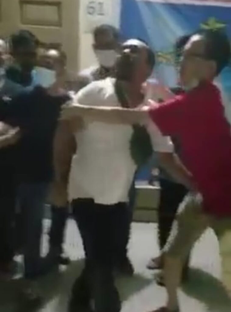 Viral!….Video Penertiban Ops Prokes Diareal lokasi Judi Tembak Ikan “Petugas Mendapatkan Perlawan