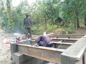 Progres Pengerjaan 4 Unit Jembatan TMMD 111 Kodim 0204/DS Tembus 50 Persen