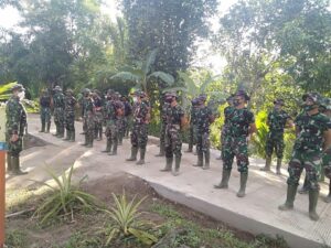 Satgas TMMD Kodim 0204/DS Diminta Jadi Pelopor Disiplin Prokes Bagi Warga Desa