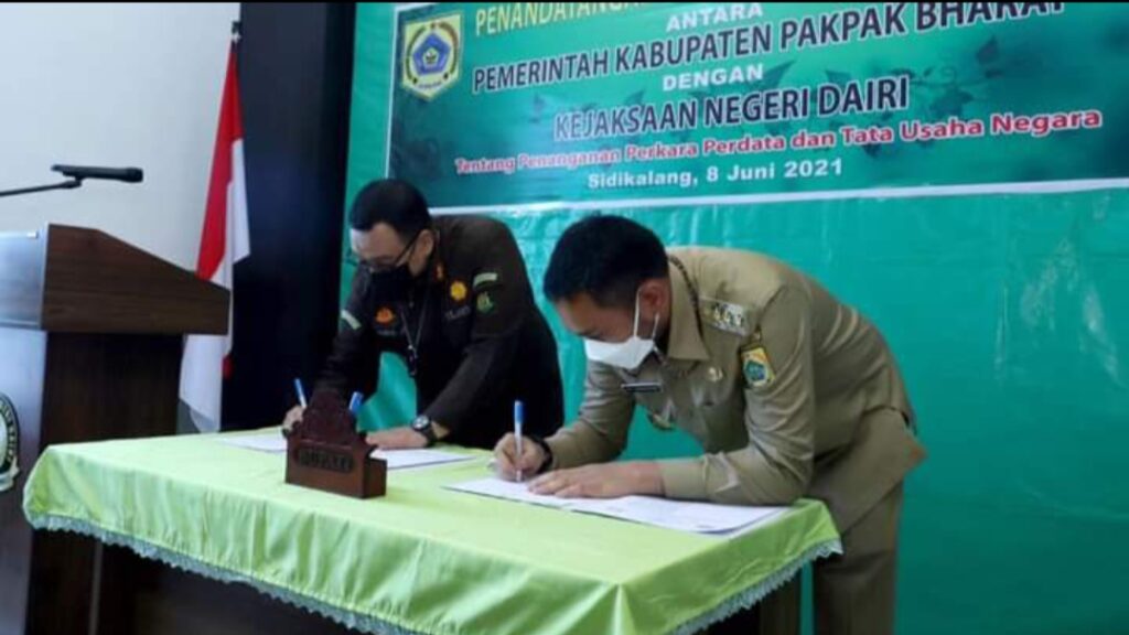 Pemkab Pakpak Bharat Jalin Kerjasama Dengan Kejari Dairi