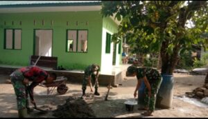Satgas TMMD Kodim 0204/DS Terus Percantik Musholla Al Kahfi