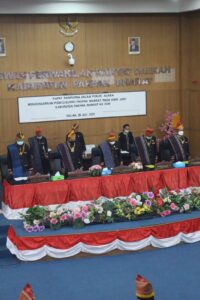 Hotma Ramles Tumangger Pimpin Sidang Paripurna Istimewa Hari Jadi ke-18 Pakpak Bharat