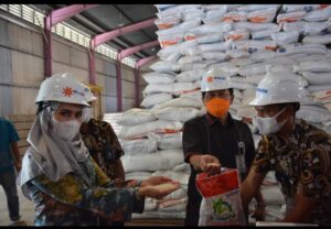 Beras 1.038,16 Ton Yang Akan di Salurkan  Untuk Masyarakat Langkat Diperiksa