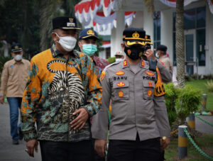 Apel Penyekatan Dan Penertiban Jam Operasional Digelar, Langkat Masuk Level 3