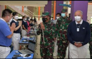 Pangdam I / BB Tinjau Vaksinasi Massal Yayasan Budha Tzu Chi Cemara Asri