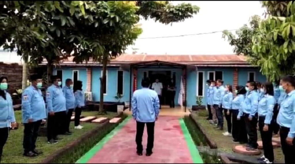 Terapkan Prokes, Upacara Detik-Detik Proklamasi Ke-76 di Pusat Komando DPW GIAN SUMUT Berlangsung Khidmat