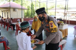 Polres Langkat Gelar Syukuran Tahun Baru Islam Bersama Anak Yatim