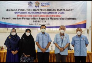 LPPM UMSU Medan Melakukan Monitoring Dan Evaluasi Hibah Internal  2020/2021
