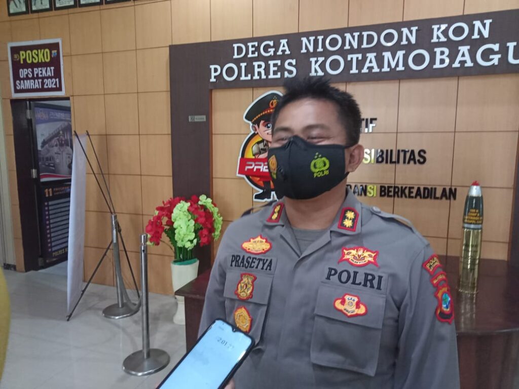 Operasi Patuh Samrat 2021″ Polres Kotamobagu Titik Beratkan Pada Healt Immunity Cegah Penyebaran Wabah Covid-19.