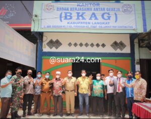Kantor BKAG Langkat Diresmikan, Umat Kristiani Ucapkan Terimakasih Kepada Bupati