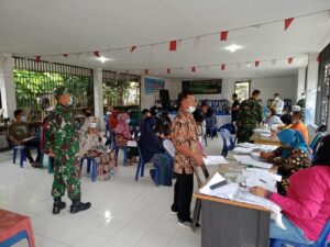 Wujudkan Indonesia Sehat, Kodim 0204/DS Gencar Laksanakan Serbuan Vaksinasi