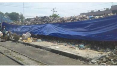 Photo of Tembok Tempat Pembuangan Sampah (TPS) Perumnas Mandala Rubuh