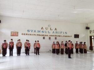 Peringati Hari Pramuka Ke 60, Kwarcab Pramuka Langkat Gelar Apel Dan Pemotongan Tumpeng