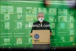 UMSU Lepas 42 Mahasiswa Program Pejuang Muda Kementrian sosial RI