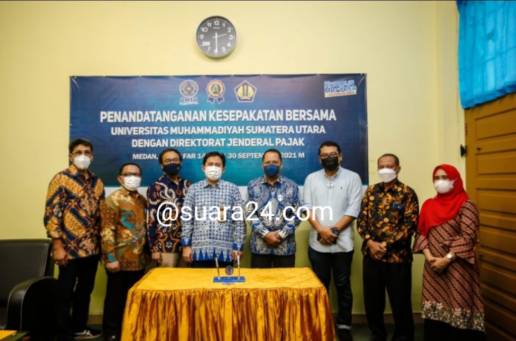 UMSU Dan Kanwil Ditjen Pajak Sumut I pererat kerjasama di bidang Perpajakan