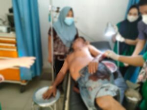 Diduga Di Picu Perselisian, Warga Secanggang Alami Luka Bacok