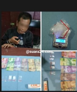 Polsek Padang Tualang Ciduk Warga Batang Serangan Tersangka Narkoba