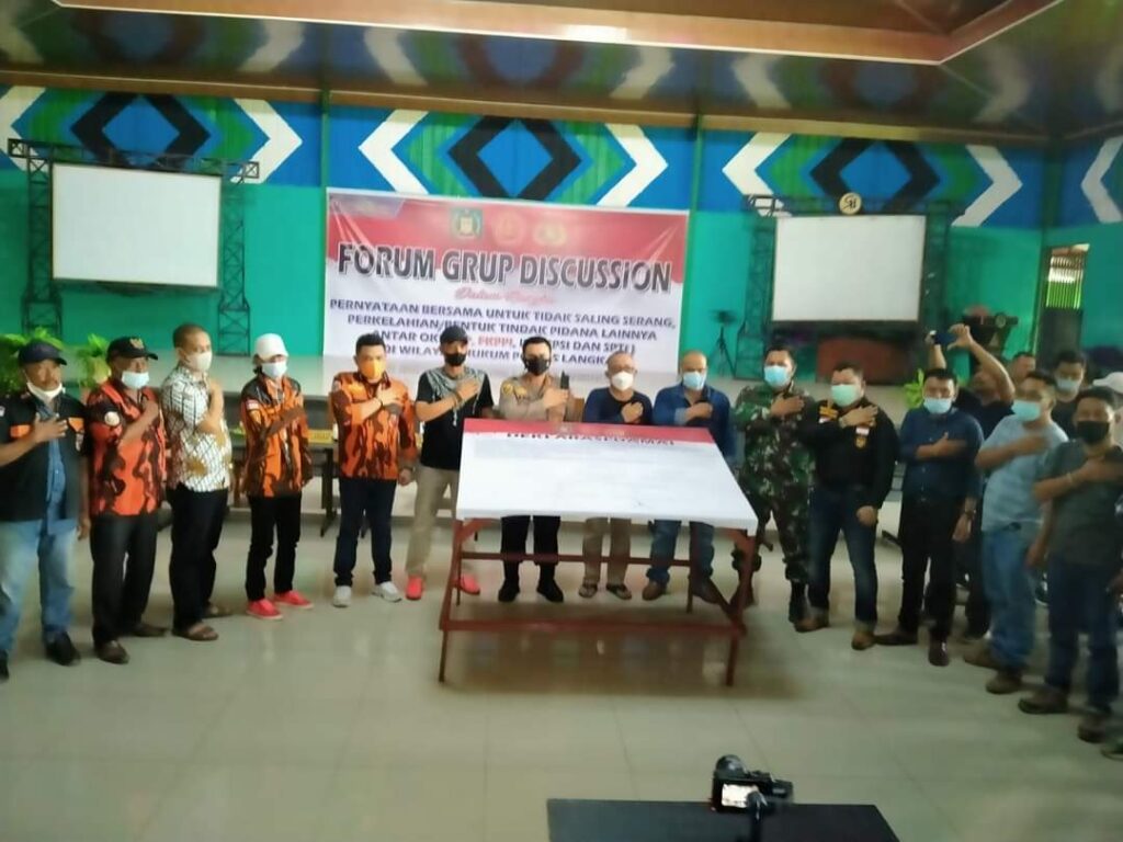 AKBP Danu Pamungkas Totok SH SIK, Gelar Forum Grup Discussion Terkait Bentrok Antara Ormas Di Sawit Sebrang