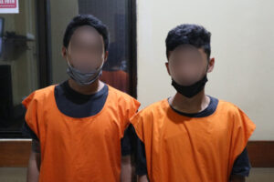 Polisi Amankan Dua Pelaku Penganiayaan Dengan Sajam Di Kombos Barat Manado