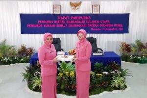 SudjanaRapat Paripurna Bhayangkari Sulut, ini Kesan Dan Pesan Ny. Shinta Nana Sudjana