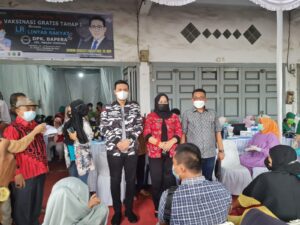 Camat Medan Tembung Hadiri Kegiatan Vaksinasi  Massal Untuk Masyarakat