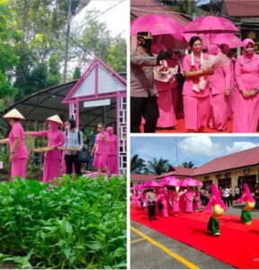 Ketua Bhayangkari Polda Sumut Melakukan Kunjungan Kerja Ke Polres Langkat