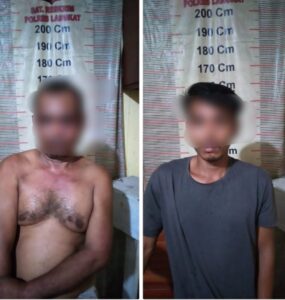 Dua Pelaku Pencurian Tiang Listrik Diciduk Unit Reskrim Polsek Tanjung Pura