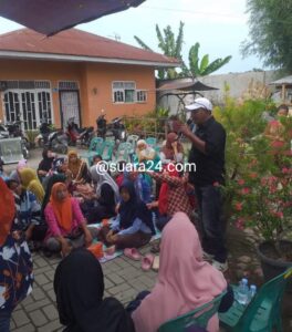 Dihadapan Emak – emak Dan Tokoh Masyarakat, Muslim Susanto: Siap Maju Pilkades Bakaran Batu